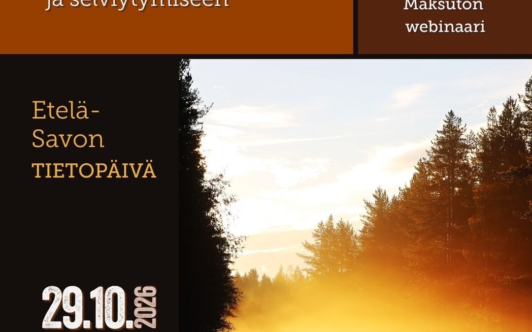 Menetykset ja luopuminen tietopäivä 2026