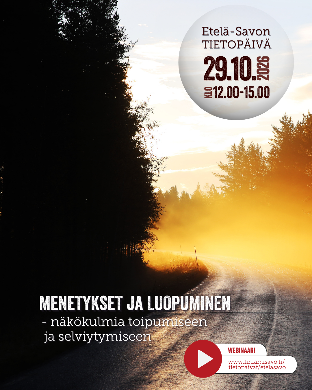 Menetykset ja luopuminen tietopäivä 2026