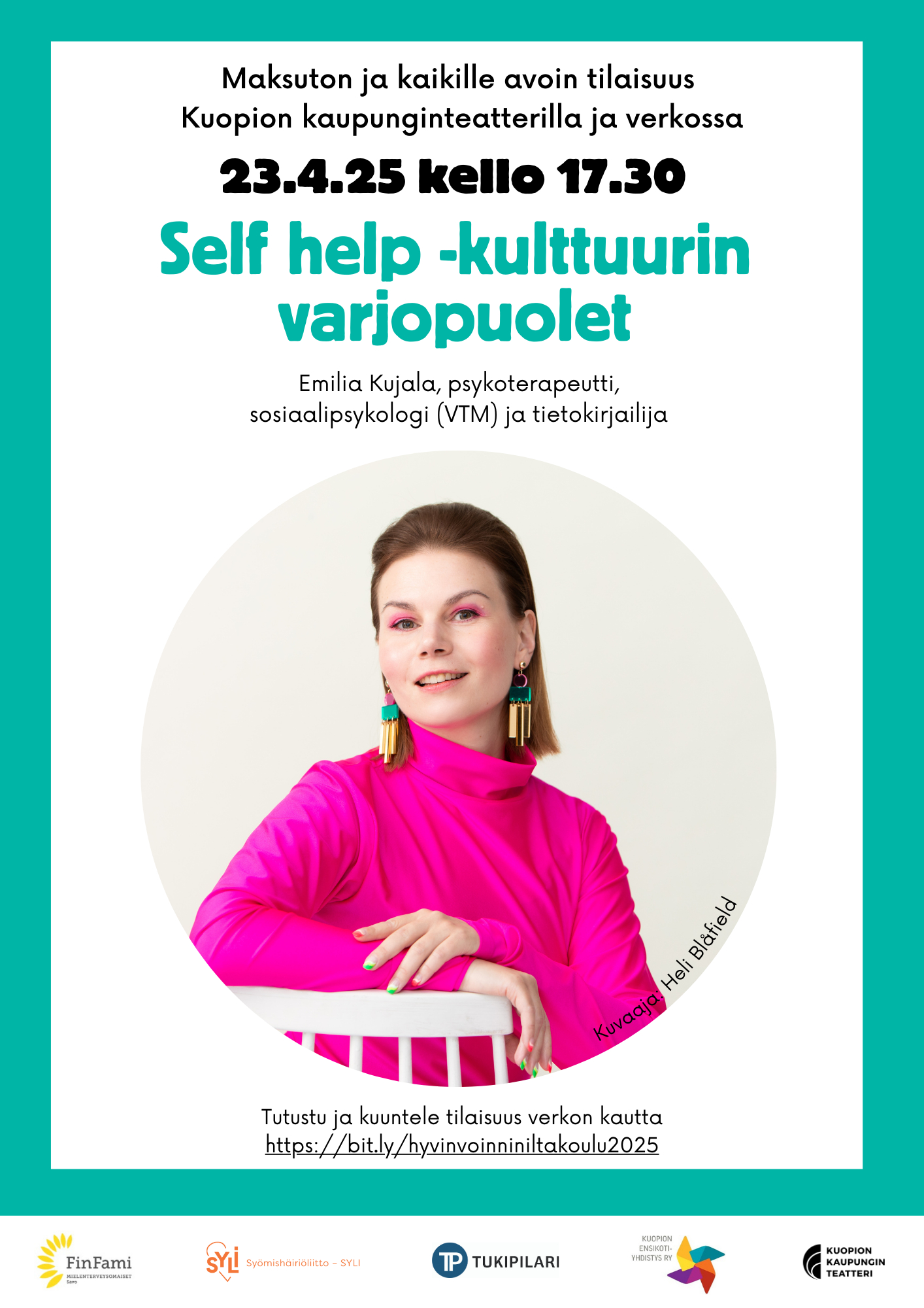 Hyvinvoinnin iltakoulu 25 2 Emilia Kujala Tapahtumajuliste