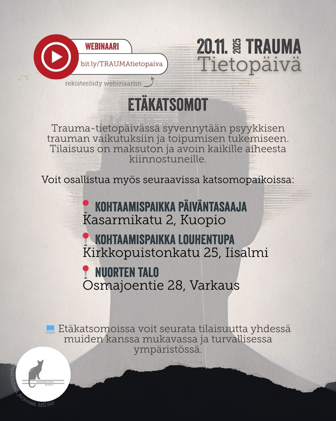 S25 kuopio Trauma Tietopäivä some Etäkatsomot